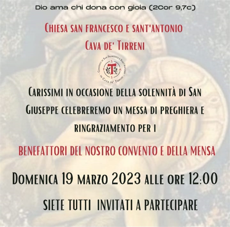 San Giuseppe 19 Marzo 2023