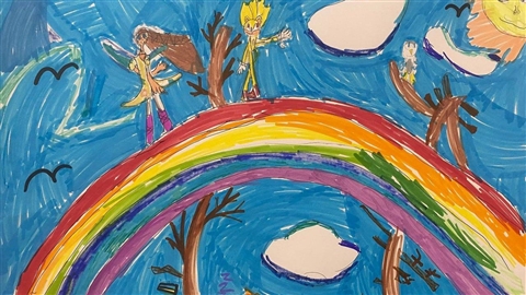 Ucraina, l’arte in mezzo alla guerra: spazio di luce per i bambini